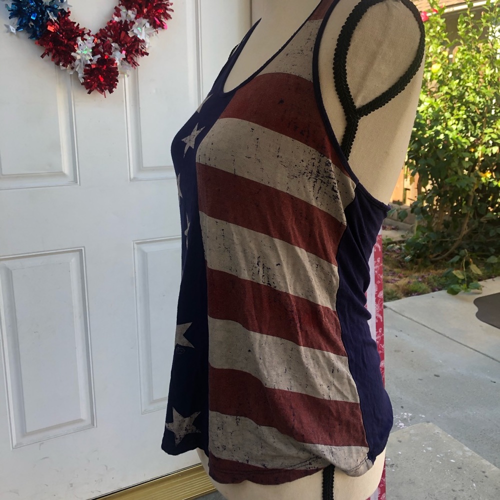 American Flag Racerback Tank - Picture 3 of 7